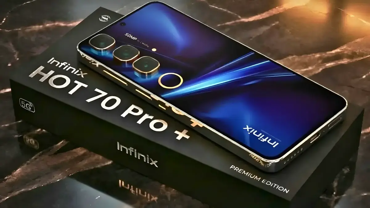 Infinix Hot 70 Pro+ 5G: 50MP Camera, 128GB Storage & Affordable Price ₹12,990
